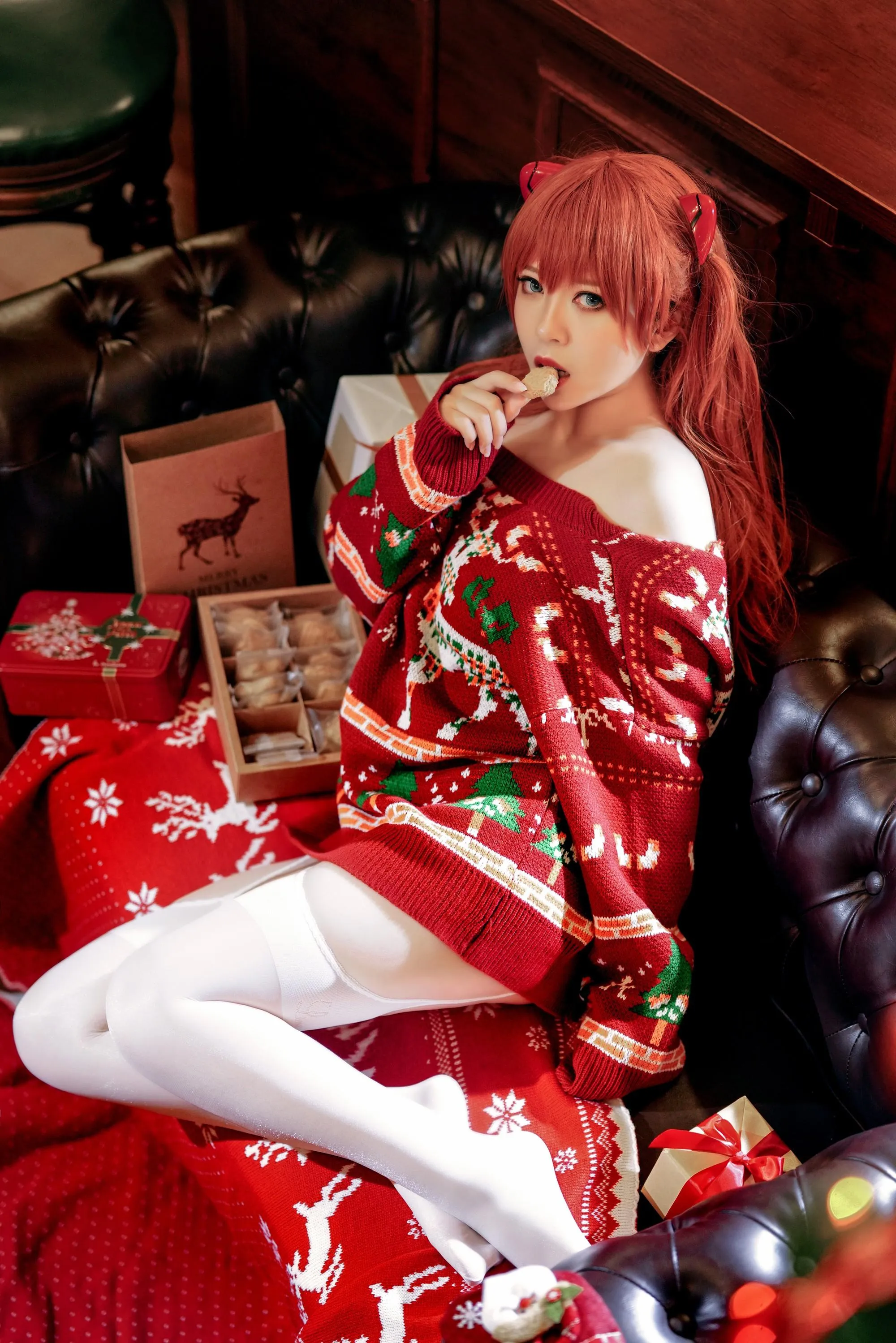 半半子 – NO.45 式波ー ASUKA Christmas [33P]插图2